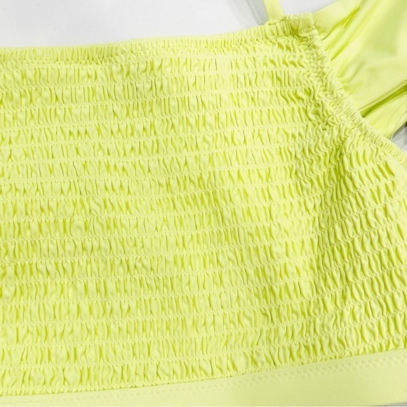 NWT Habitual Kids Girls' Bikini Tankini Swimsuit Ruched Off the Shoulder Top - Picture 2 of 5